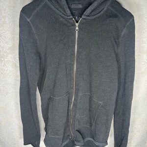 ATM Anthony Thomas Melillo Womens Long Sleeve Full Zip Hoodie Jacket Size S